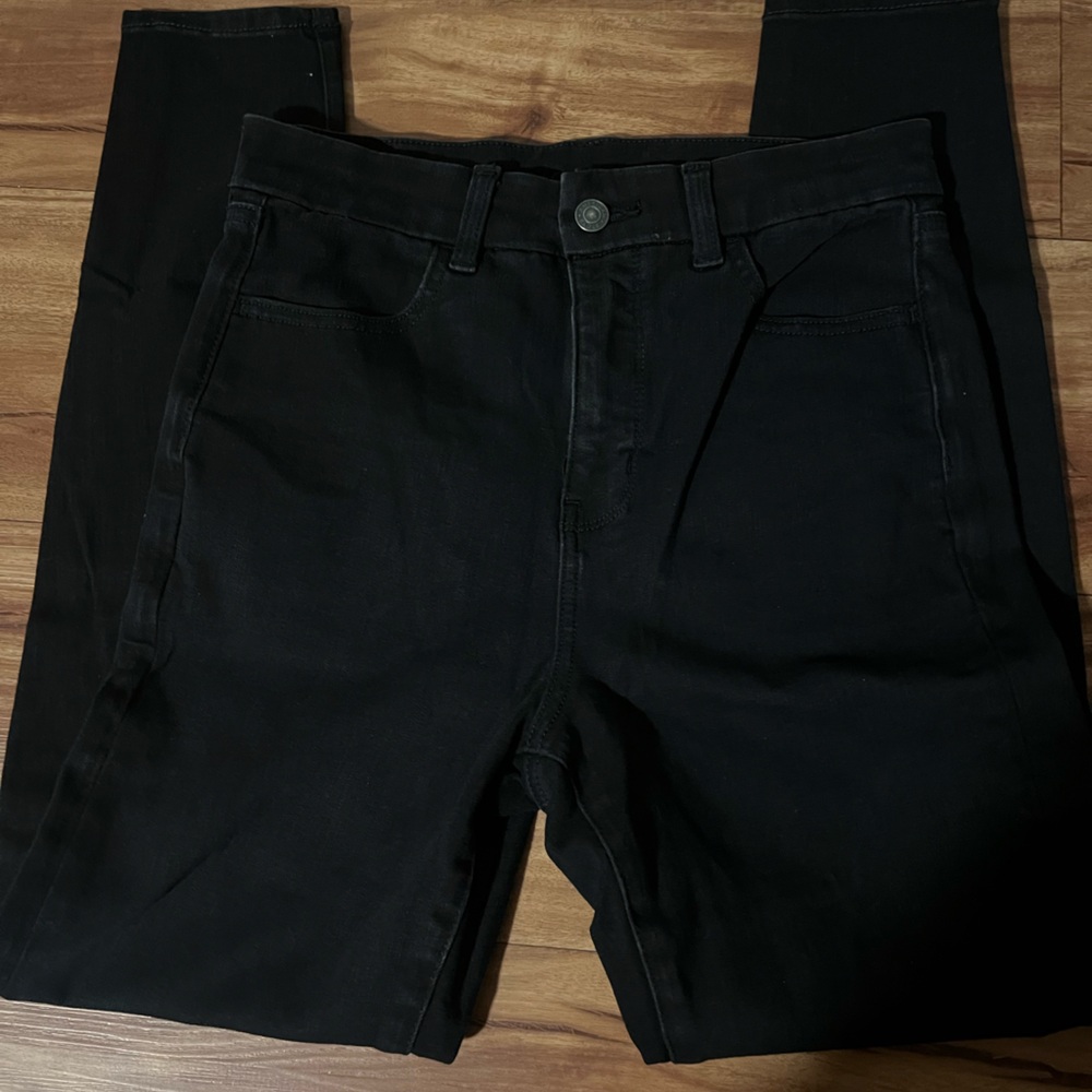 Classic Black Regular Fit Pants